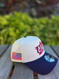 2026 WBC USA Chrome Navy 9FORTY A-Frame