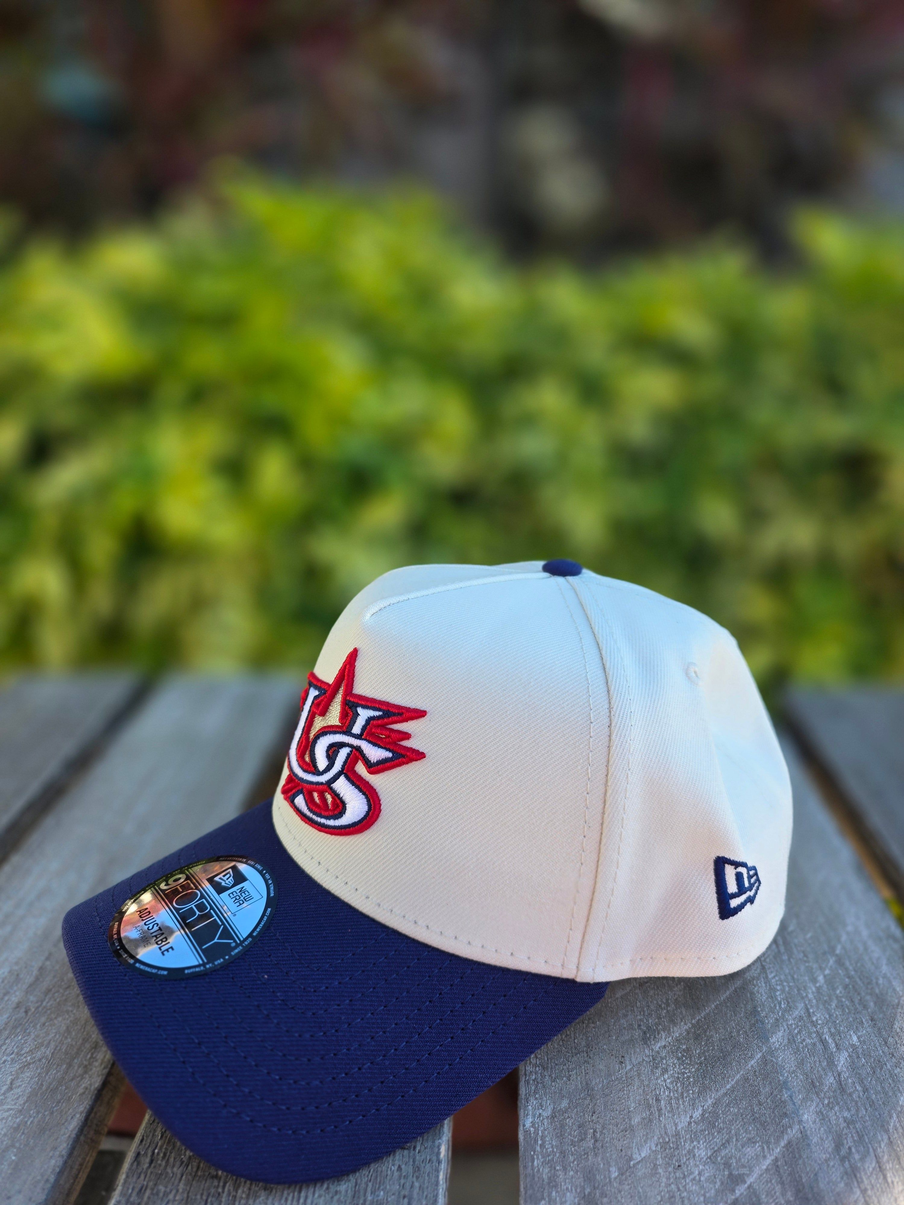 2026 WBC USA Chrome Navy 9FORTY A-Frame