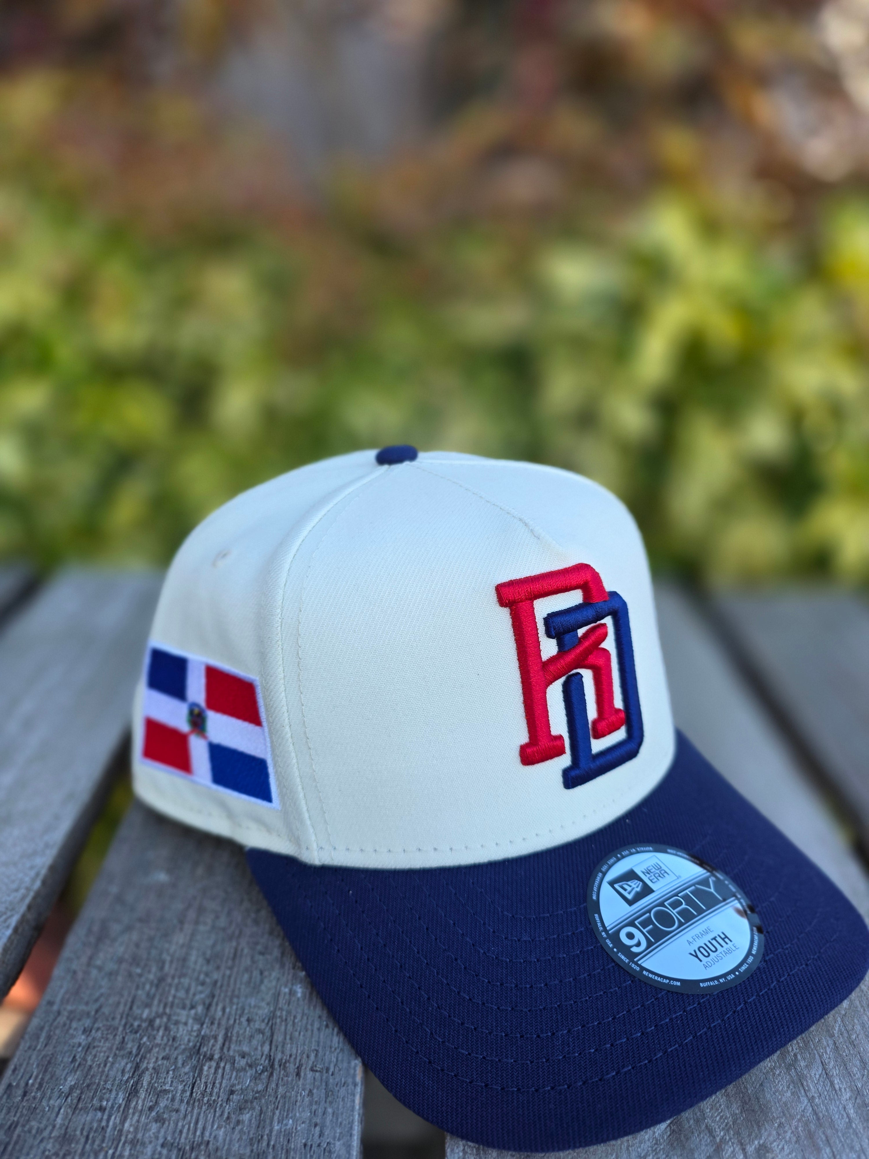 2026 WBC Dominican Republic Chrome Navy Youth Size 9FORTY A-Frame
