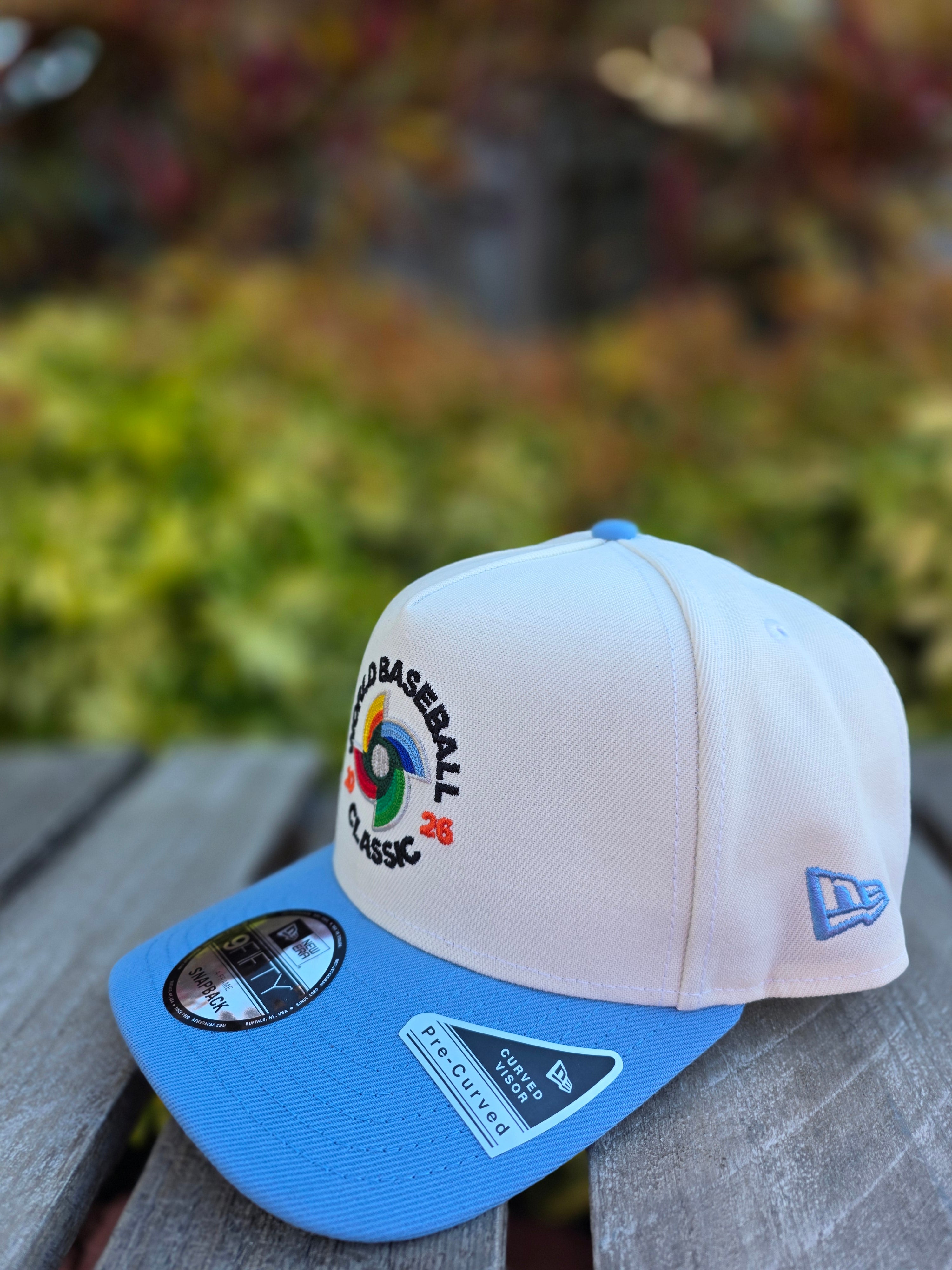 2026 WBC Dominican Republic Chrome Baby Blue 9FIFTY A-Frame Snapback