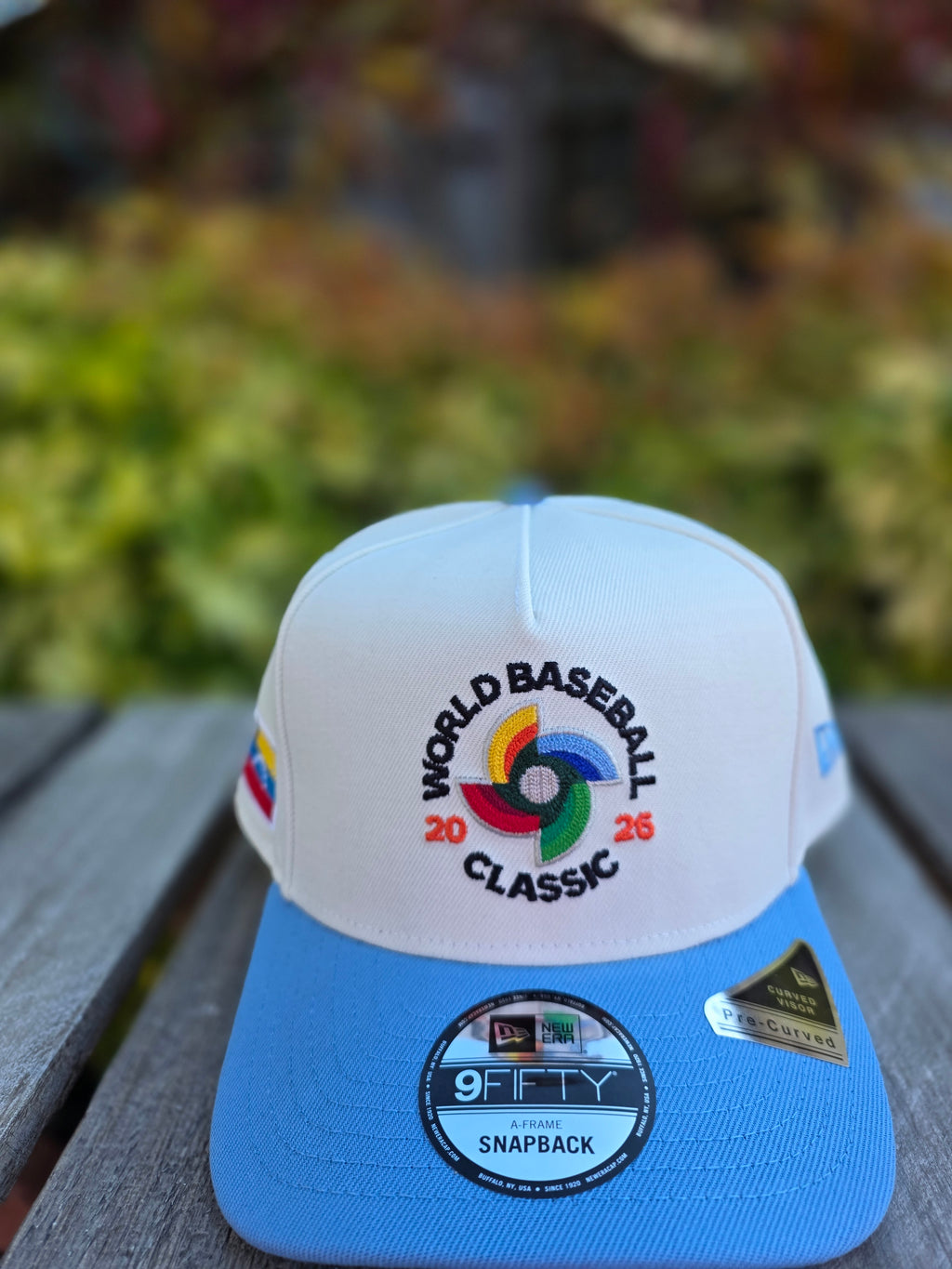 2026 WBC Venezuela Chrome Baby Blue 9FIFTY A-Frame Snapback