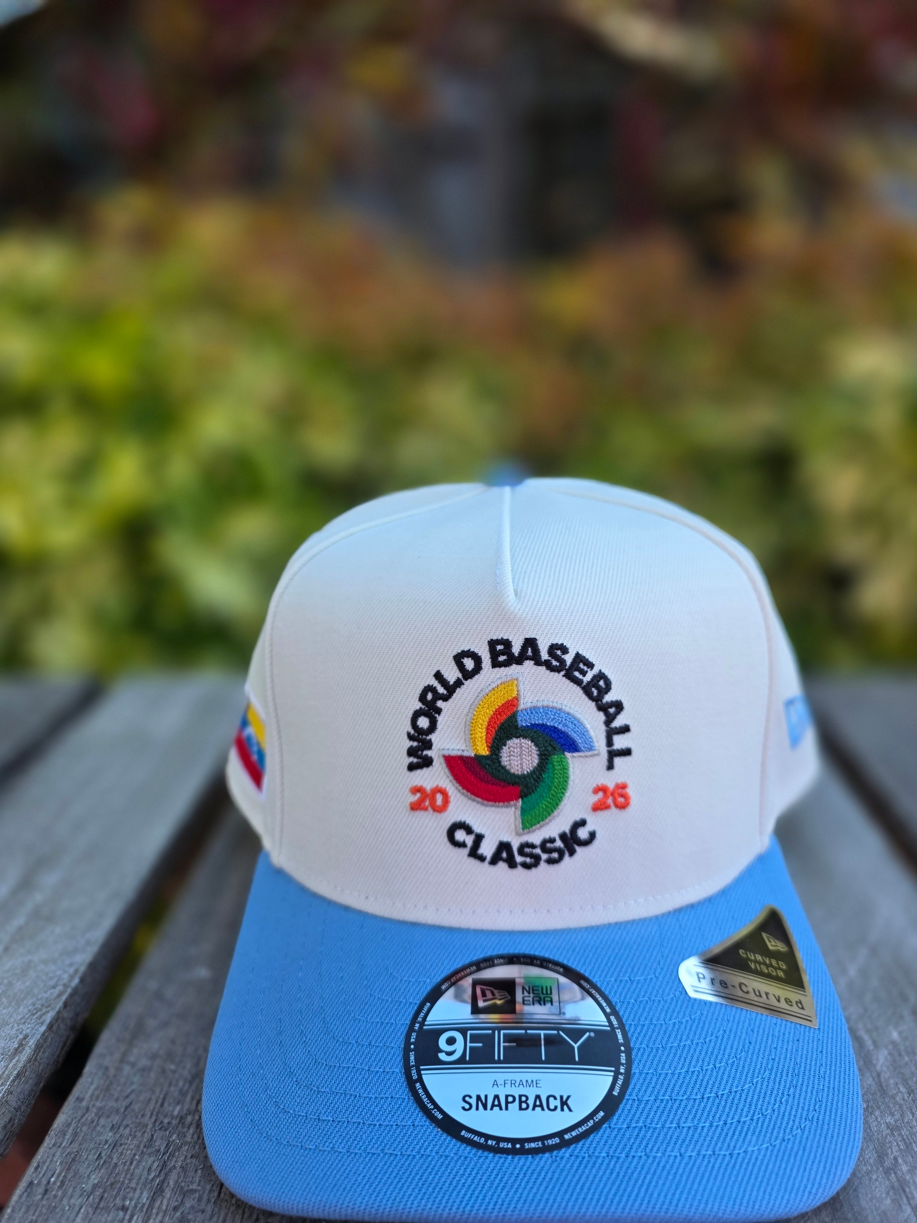 2026 WBC Venezuela Chrome Baby Blue 9FIFTY A-Frame Snapback