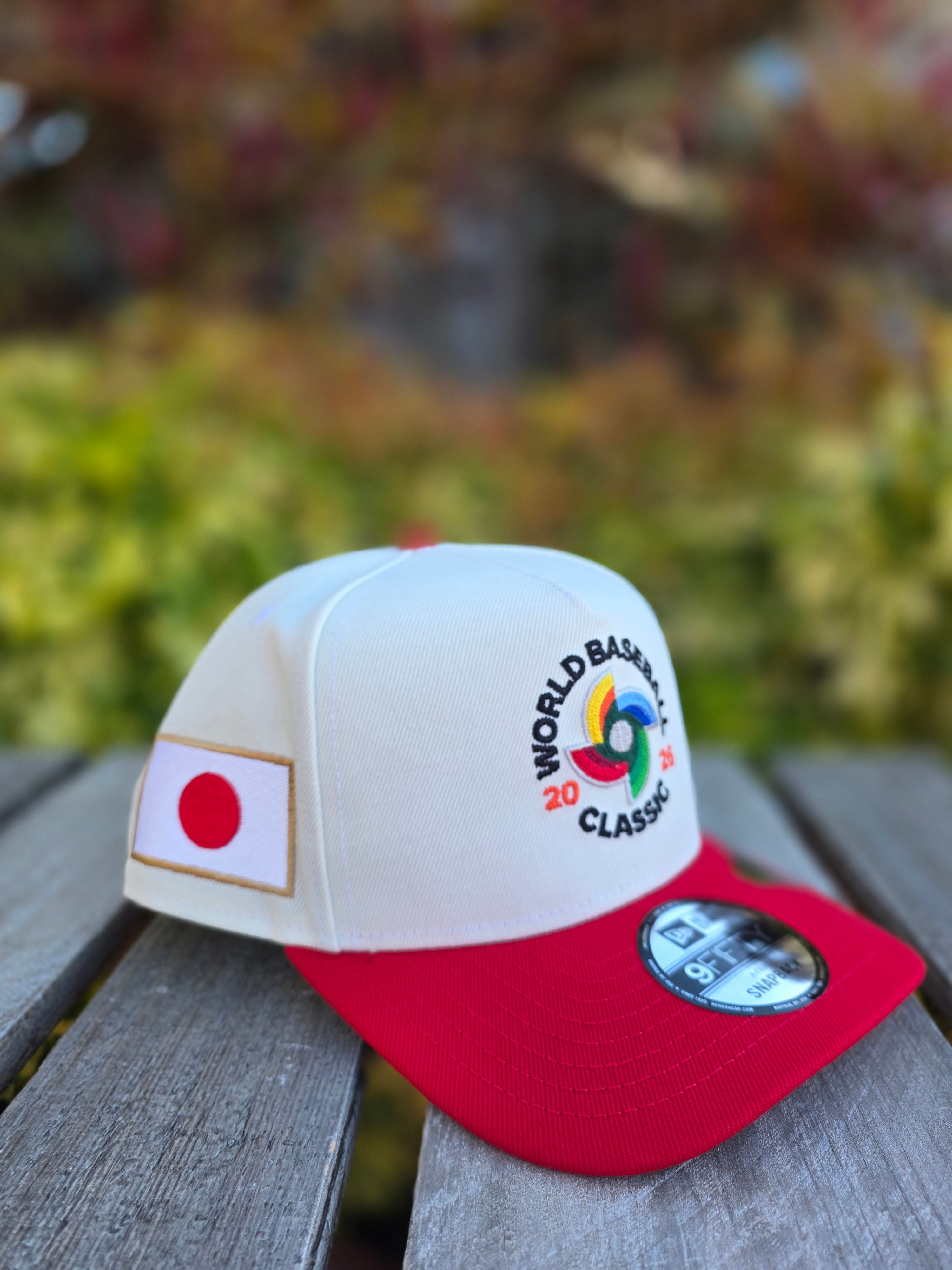 2026 WBC Japan Chrome Red 9FIFTY A-Frame Snapback