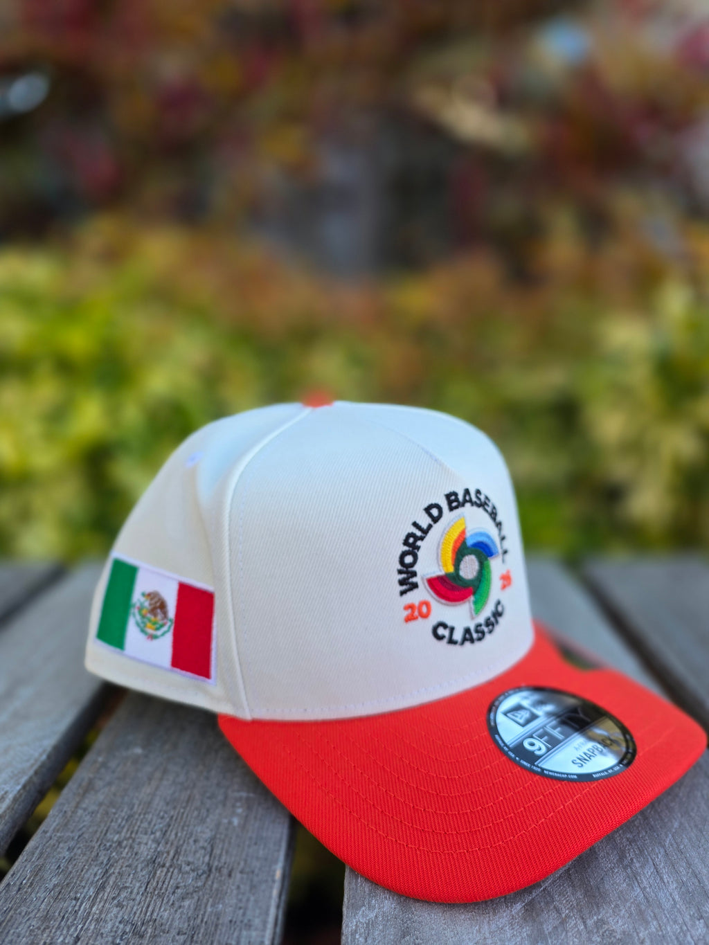 2026 WBC Mexico Chrome Orange 9FIFTY A-Frame Snapback