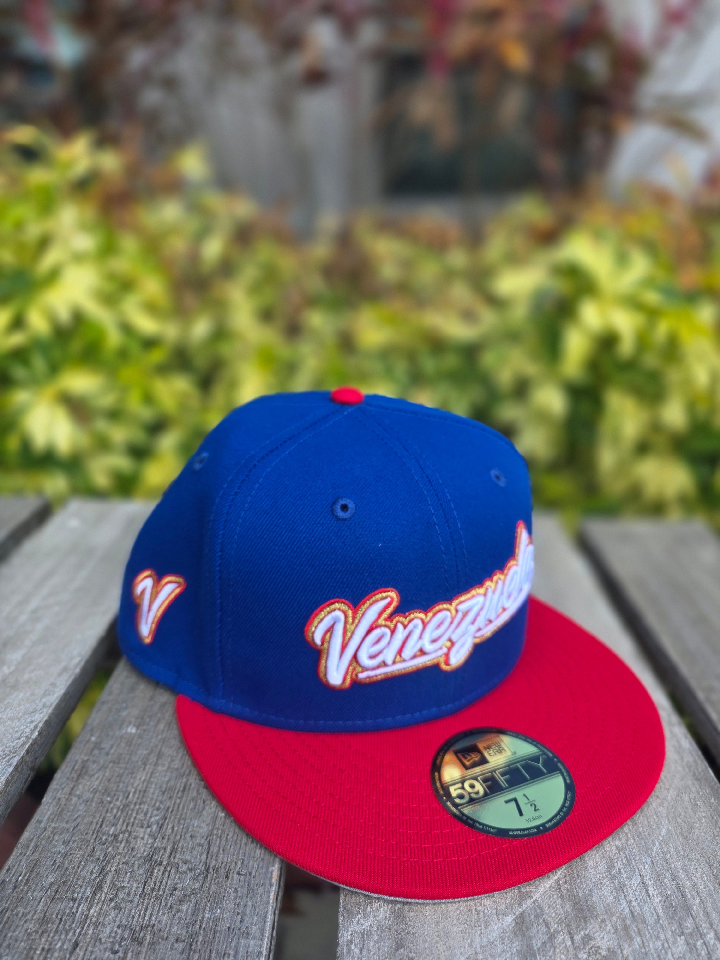 2026 WBC Venezuela Wordmark Blue-Red 59FIFTY