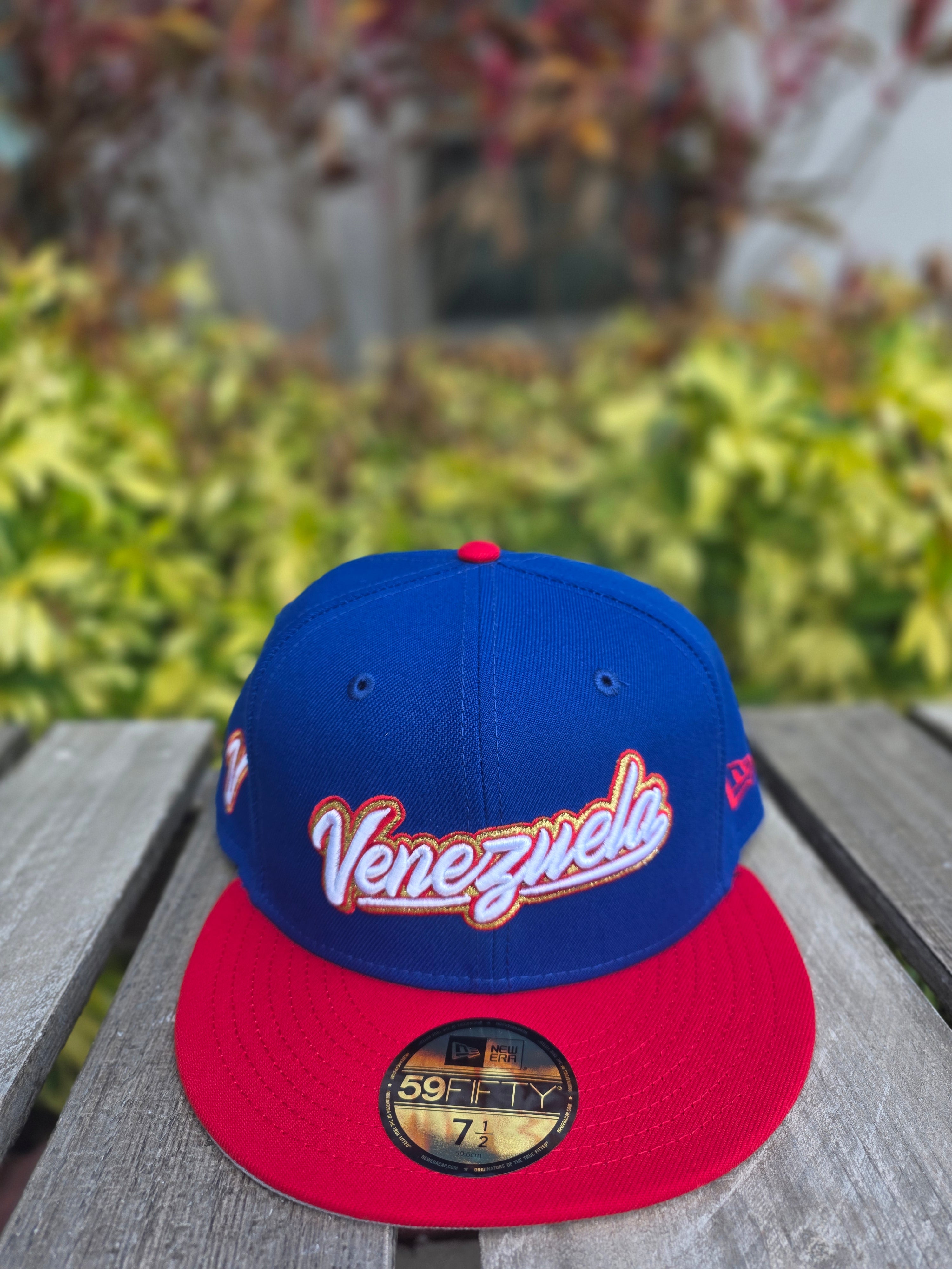 2026 WBC Venezuela Wordmark Blue-Red 59FIFTY