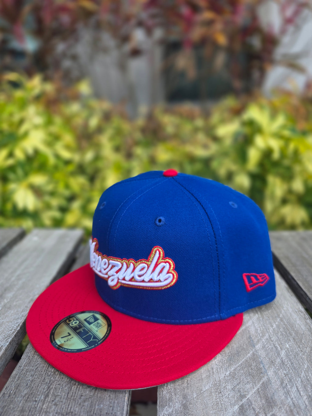 2026 WBC Venezuela Wordmark Blue-Red 59FIFTY