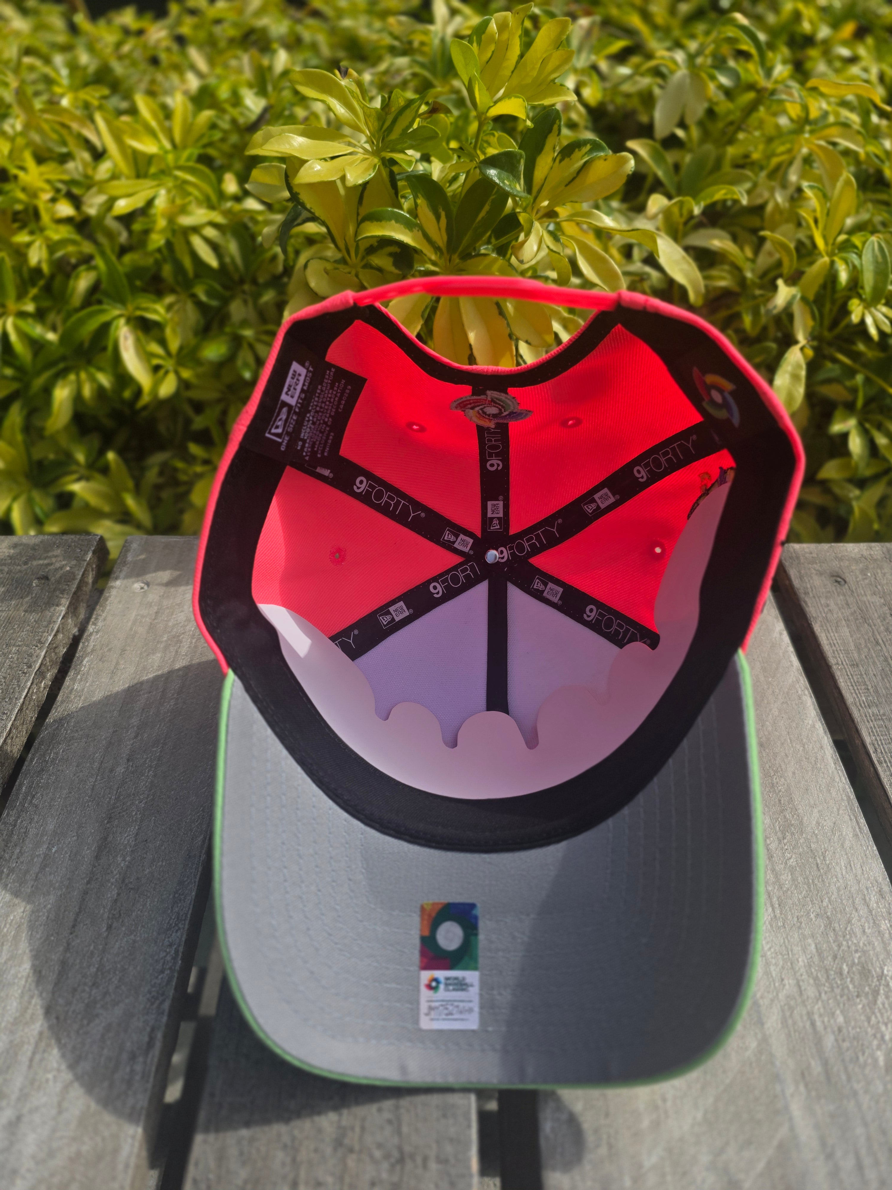 2026 WBC Dominican Republic Diablo Cojuelo Pink 9FORTY Adjustable A-Frame