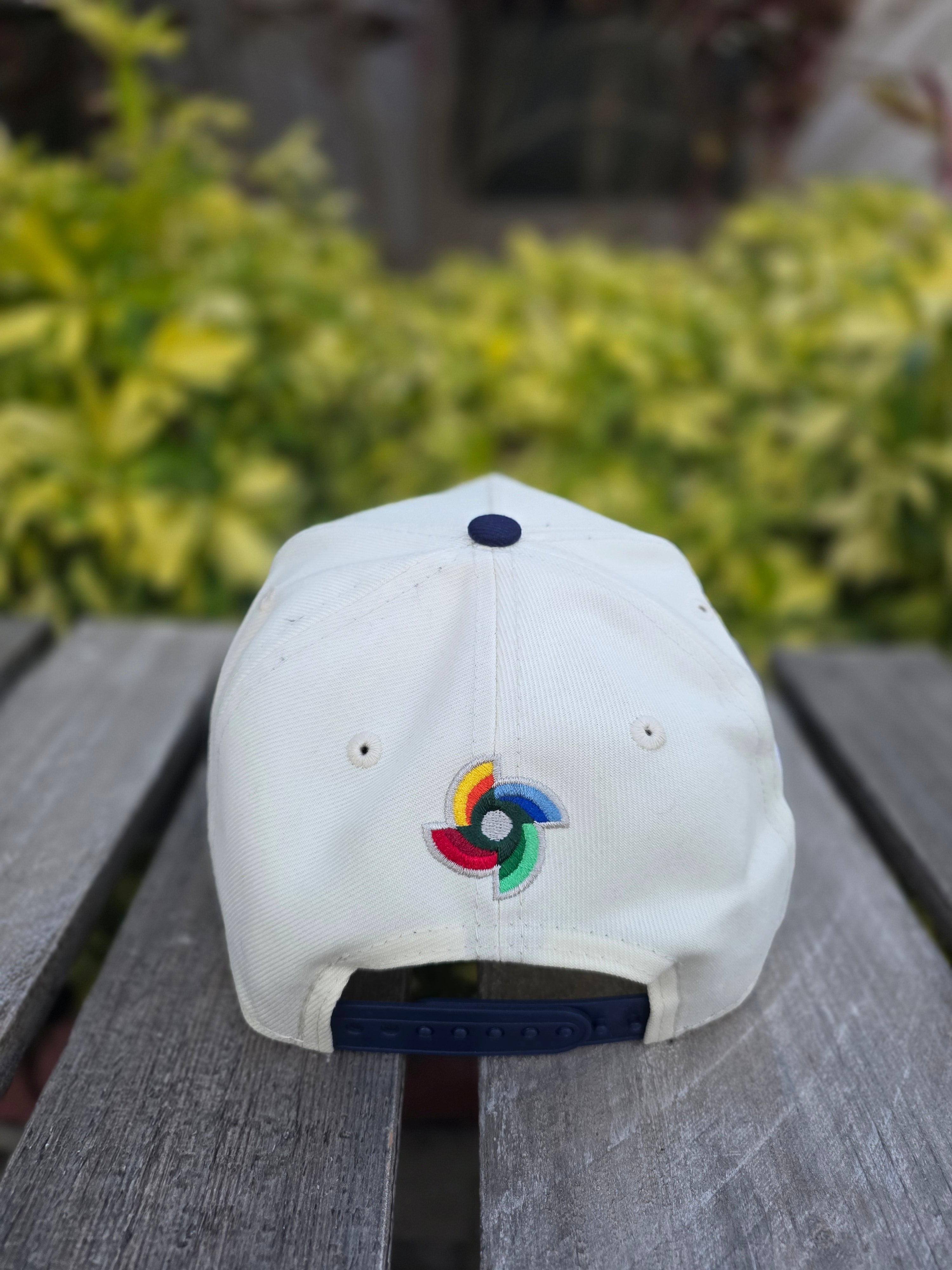 2026 WBC Dominican Republic Chrome Navy Youth Size 9FORTY A-Frame