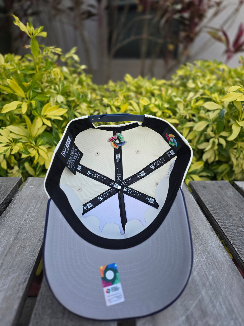 2026 WBC Dominican Republic Chrome Navy Youth Size 9FORTY A-Frame