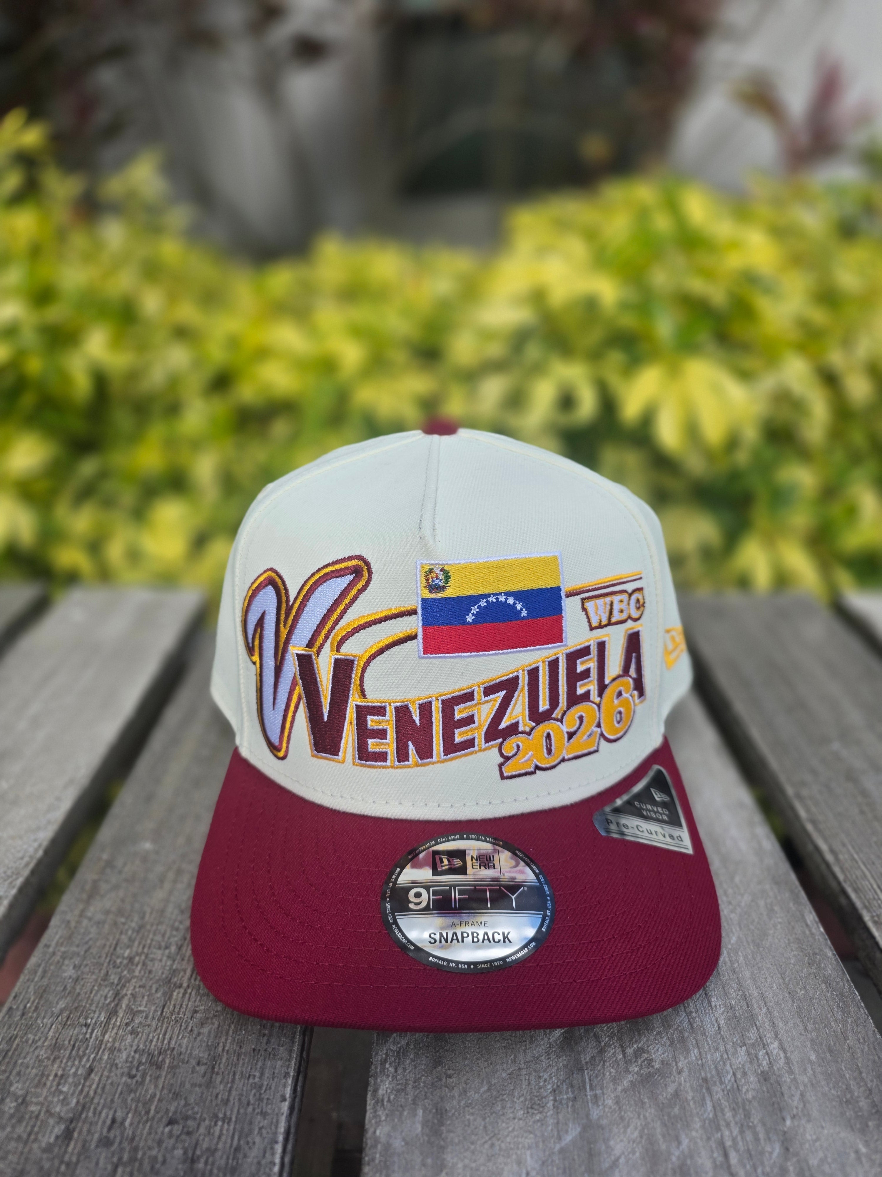 2026 WBC Venezuela Chrome White Classic 9FIFTY A-Frame Snapback