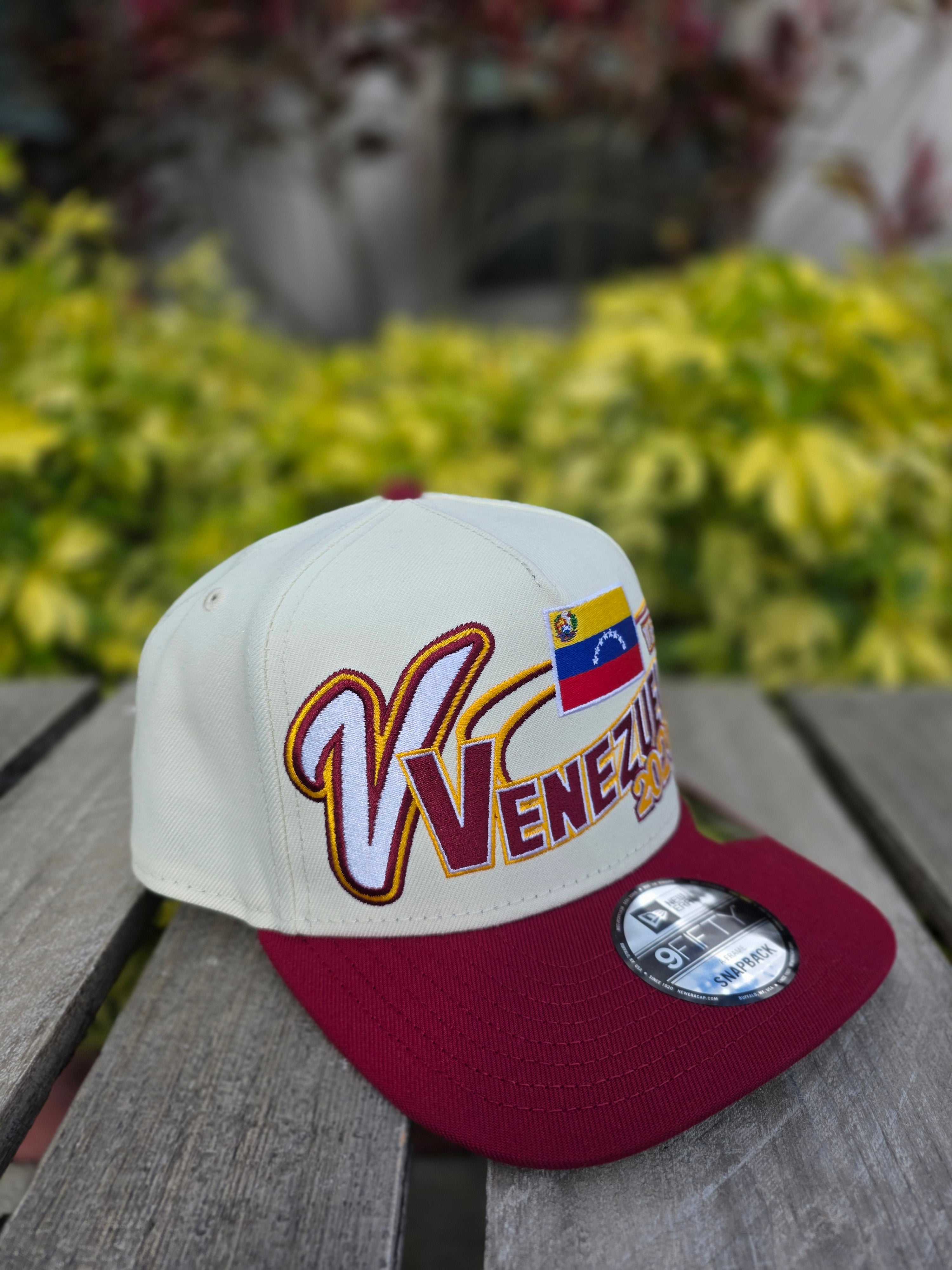 2026 WBC Venezuela Chrome White Classic 9FIFTY A-Frame Snapback