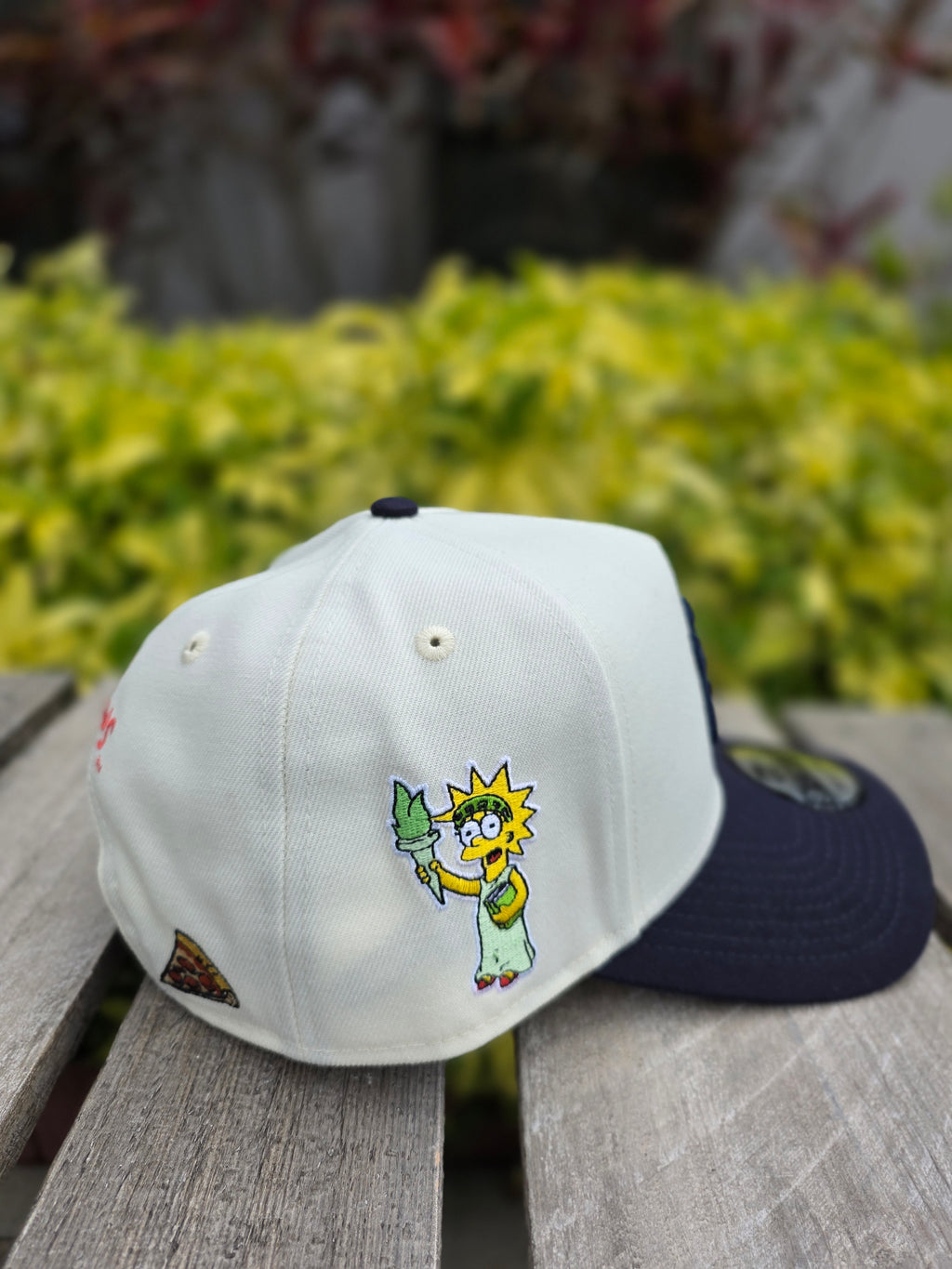 New York Yankees Liberty Cream Simpsons Localized 9FORTY A-Frame