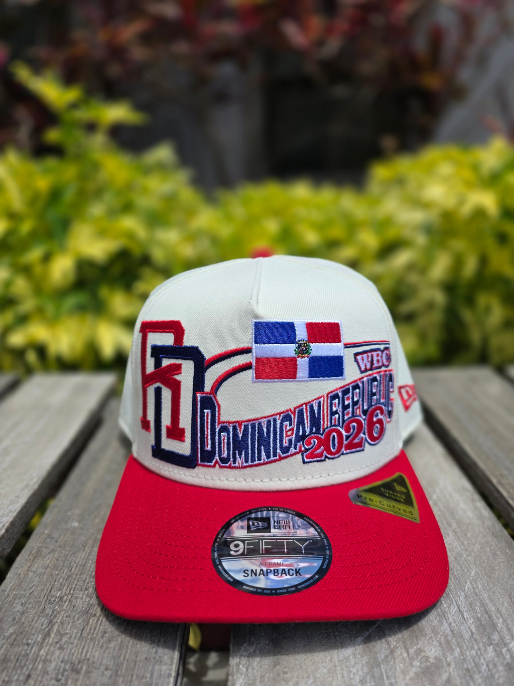 2026 WBC Dominican Republic Chrome Red 9FIFTY A-Frame Snapback