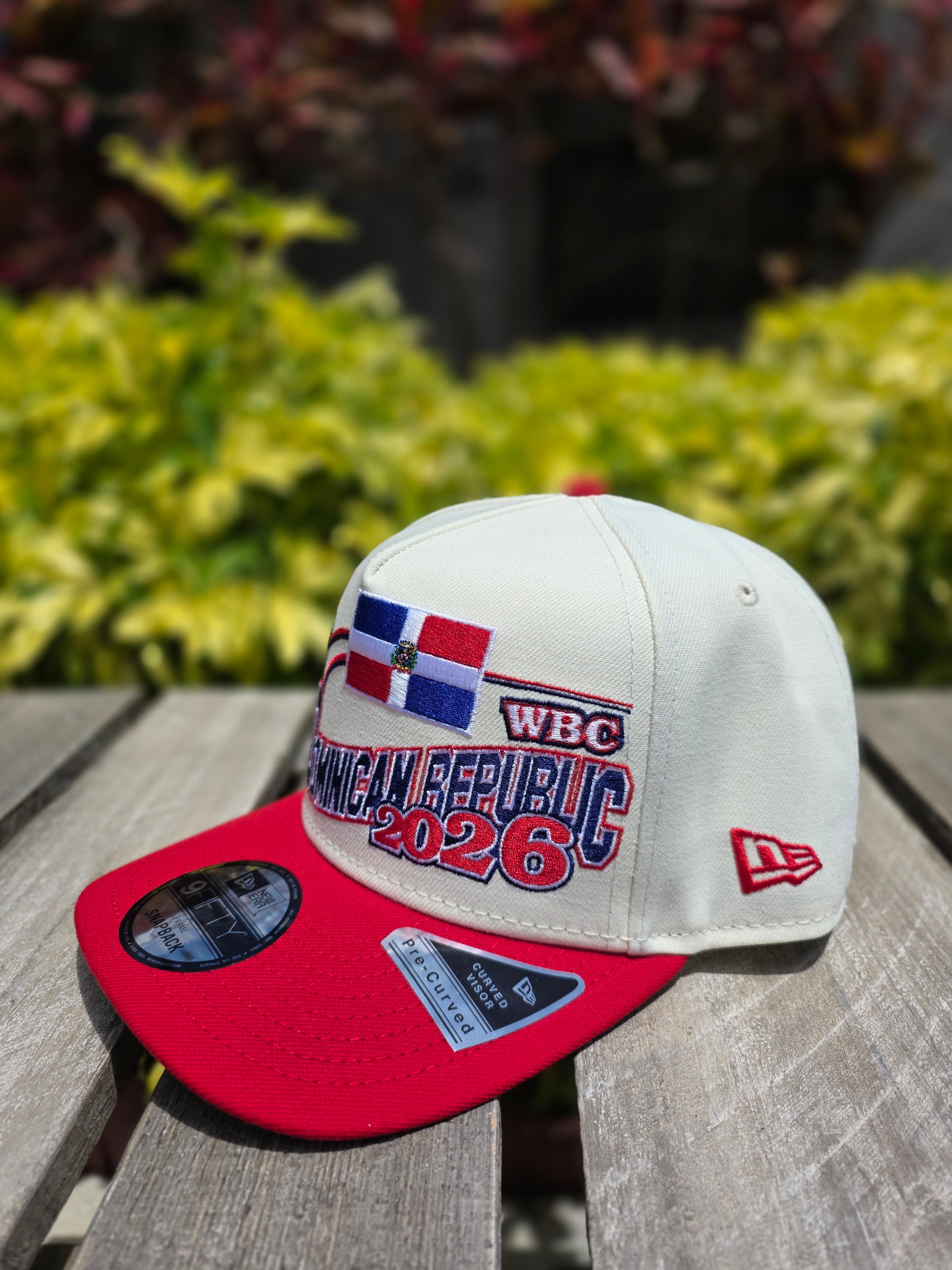 2026 WBC Dominican Republic Chrome Red 9FIFTY A-Frame Snapback