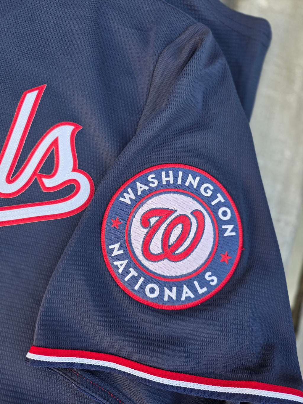 Men's Washington Nationals Nike Navy Alternate Limited Jersey