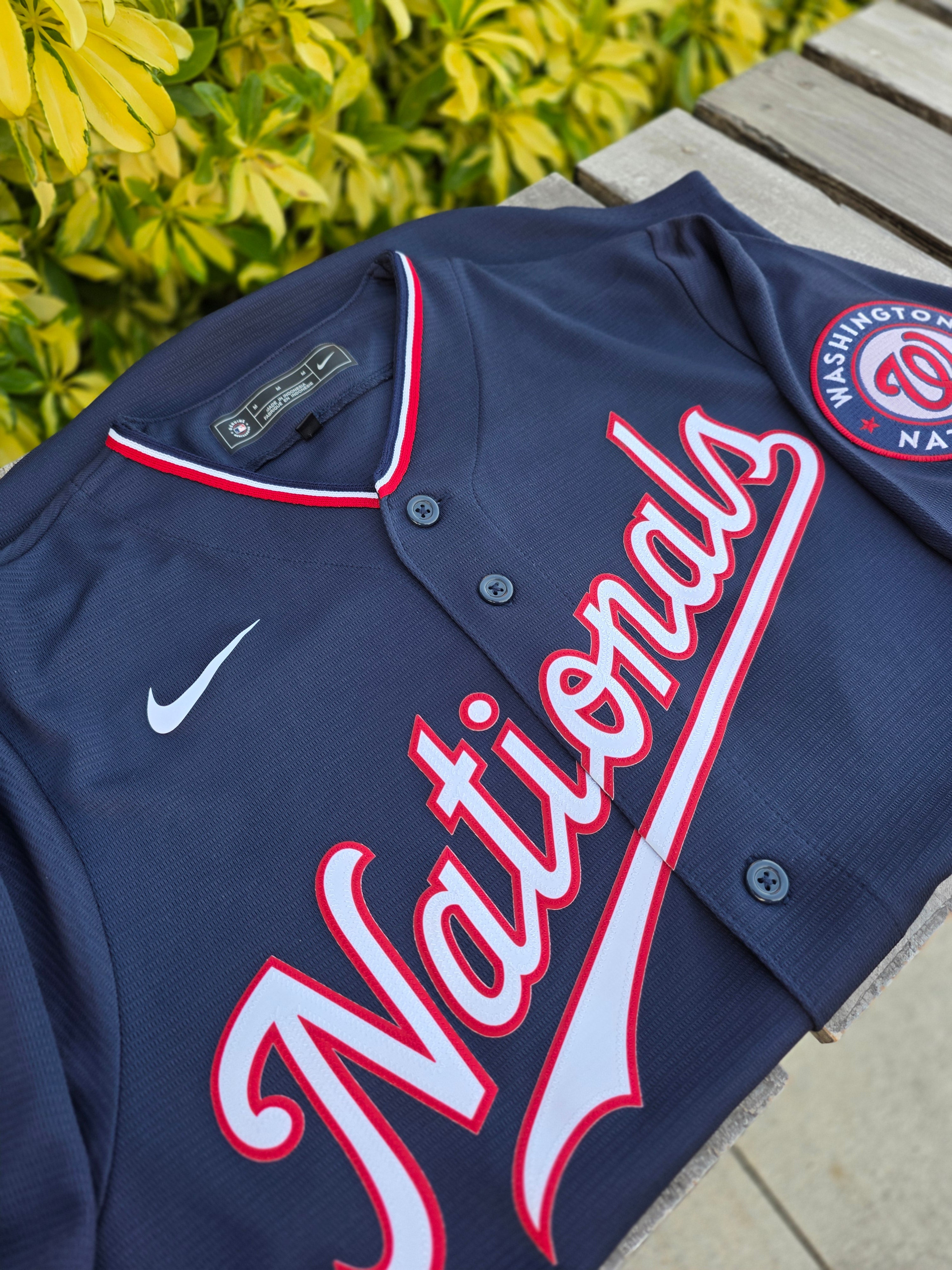 Men's Washington Nationals Nike Navy Alternate Limited Jersey