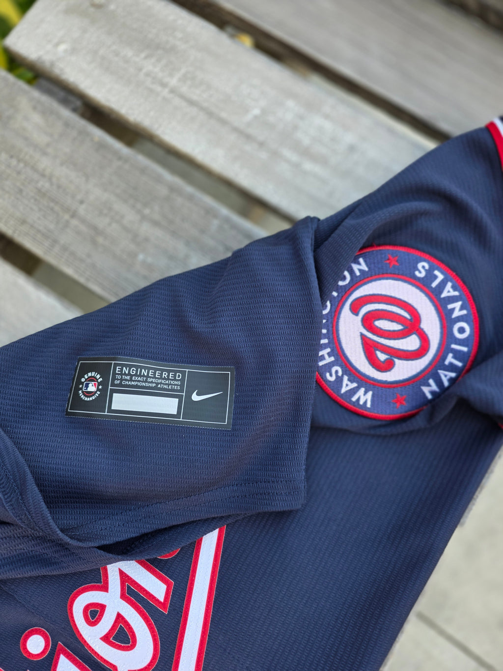 Men's Washington Nationals Nike Navy Alternate Limited Jersey