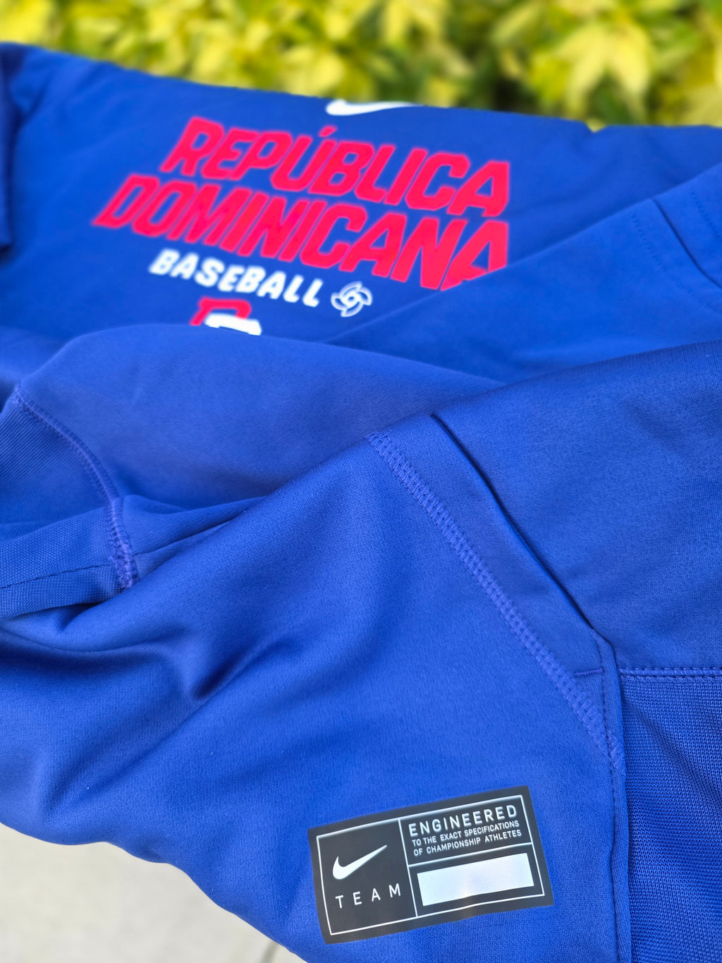 2026 WBC Men's Therma Pullover Hoodie Dominican Republic Baseball Team