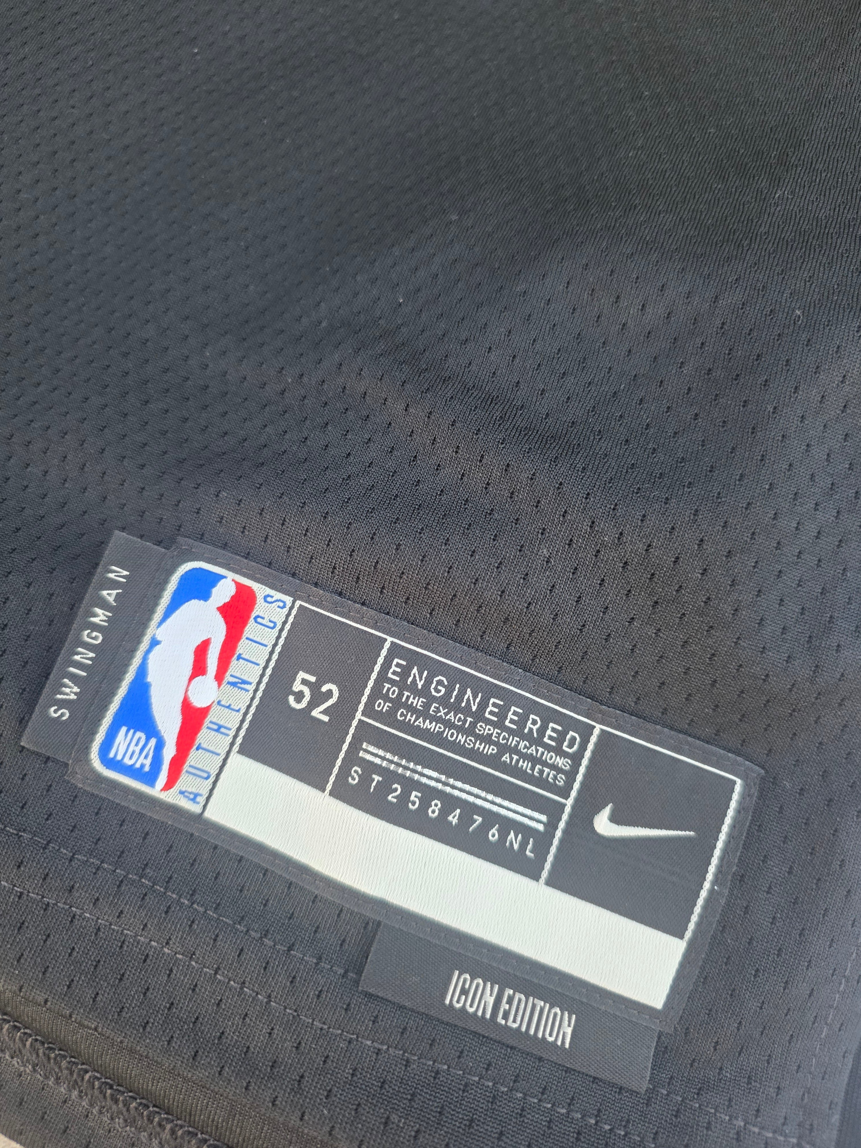 San Antonio Spurs David Jones Garcia #25 Black Swingman Jersey - Icon Edition